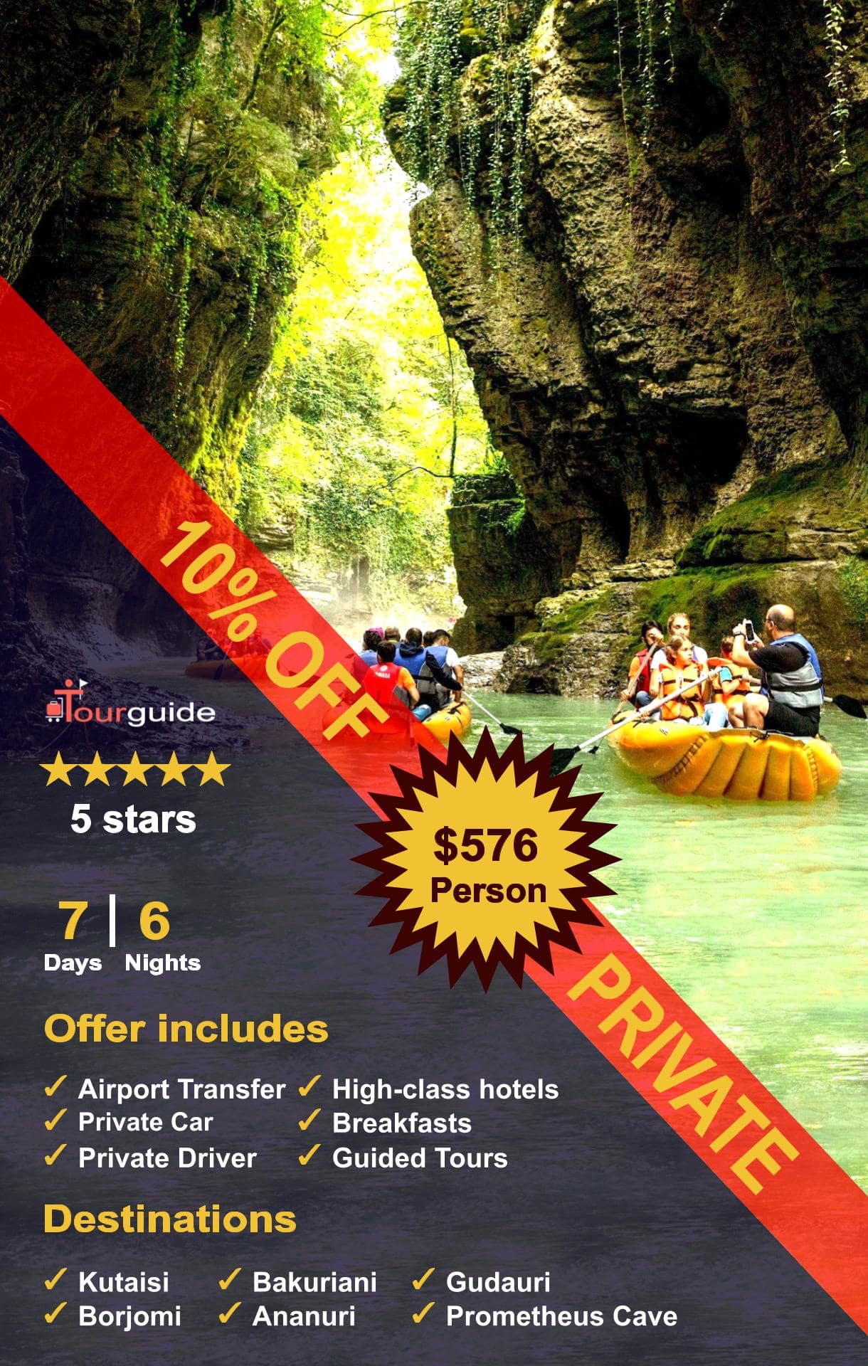 7 Day Universal Tour in Georgia